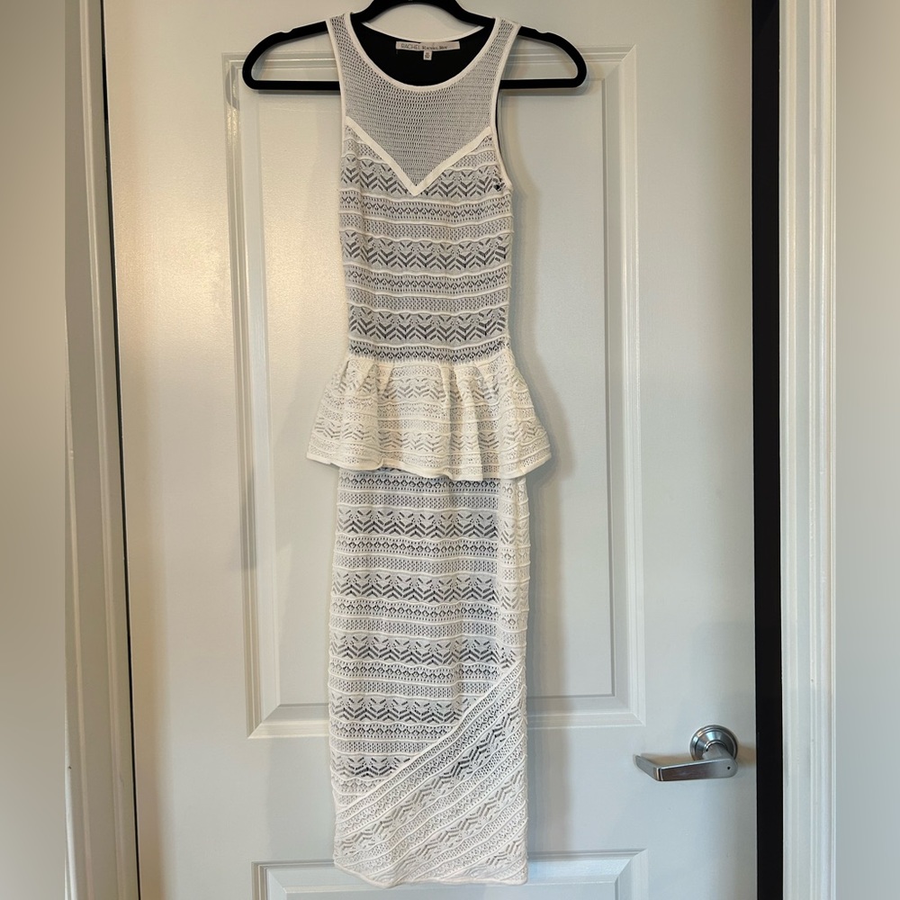 RACHEL Rachel Roy Peplum Midi Dress